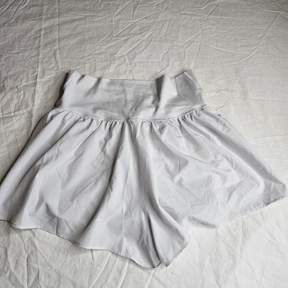 Offline By Aerie Womens S Real Me Crossover Flowy Short White Coastal Summer - Picture 8 of 12